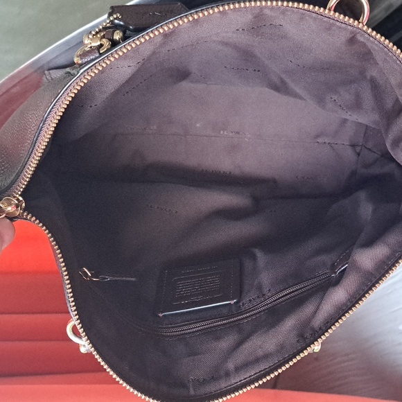 COACH Prairie Oxblood/Burgundy/Maroon Satchel/ Crossbody Like New Excellent Cond - Picture 13 of 14